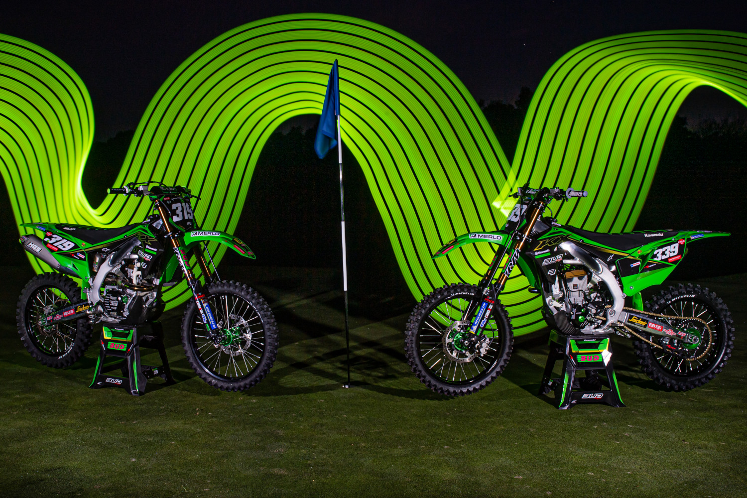 Les motos du Team Bud Racing Bud Racing Team